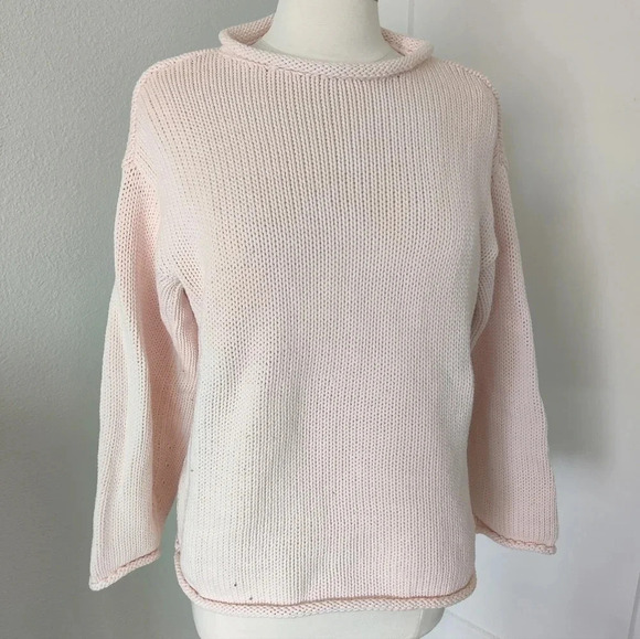 For the Republic Chunky Knit Sweater - Blush Pink - Picture 6 of 10